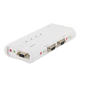 Switch KVM 4 Portas USB com Áudio TK409K