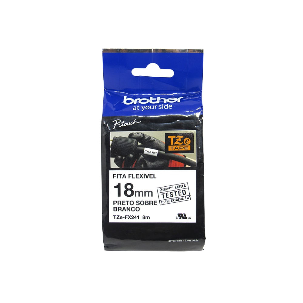 Fita para Rotuladora 18mm TZe-FX241