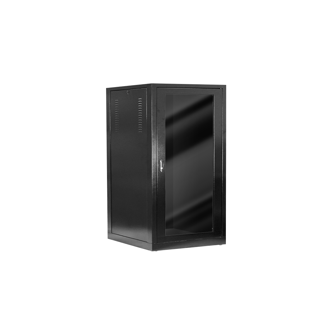 Rack de Piso Fechado Padrão 19" 12Us x 570mm Preto Contato