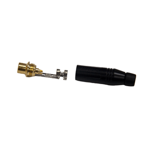 Conector RCA Fêmea Preto Amphenol