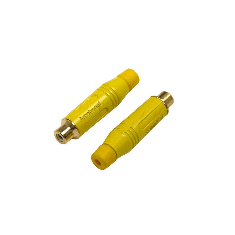 Conector RCA Fêmea Amarelo Amphenol