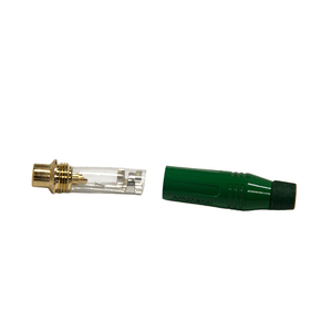 Conector RCA Fêmea Verde Amphenol