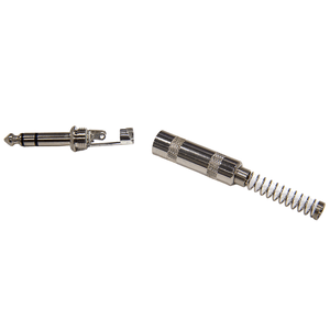 Conector P10 Stereo Profissional Mola Espiral