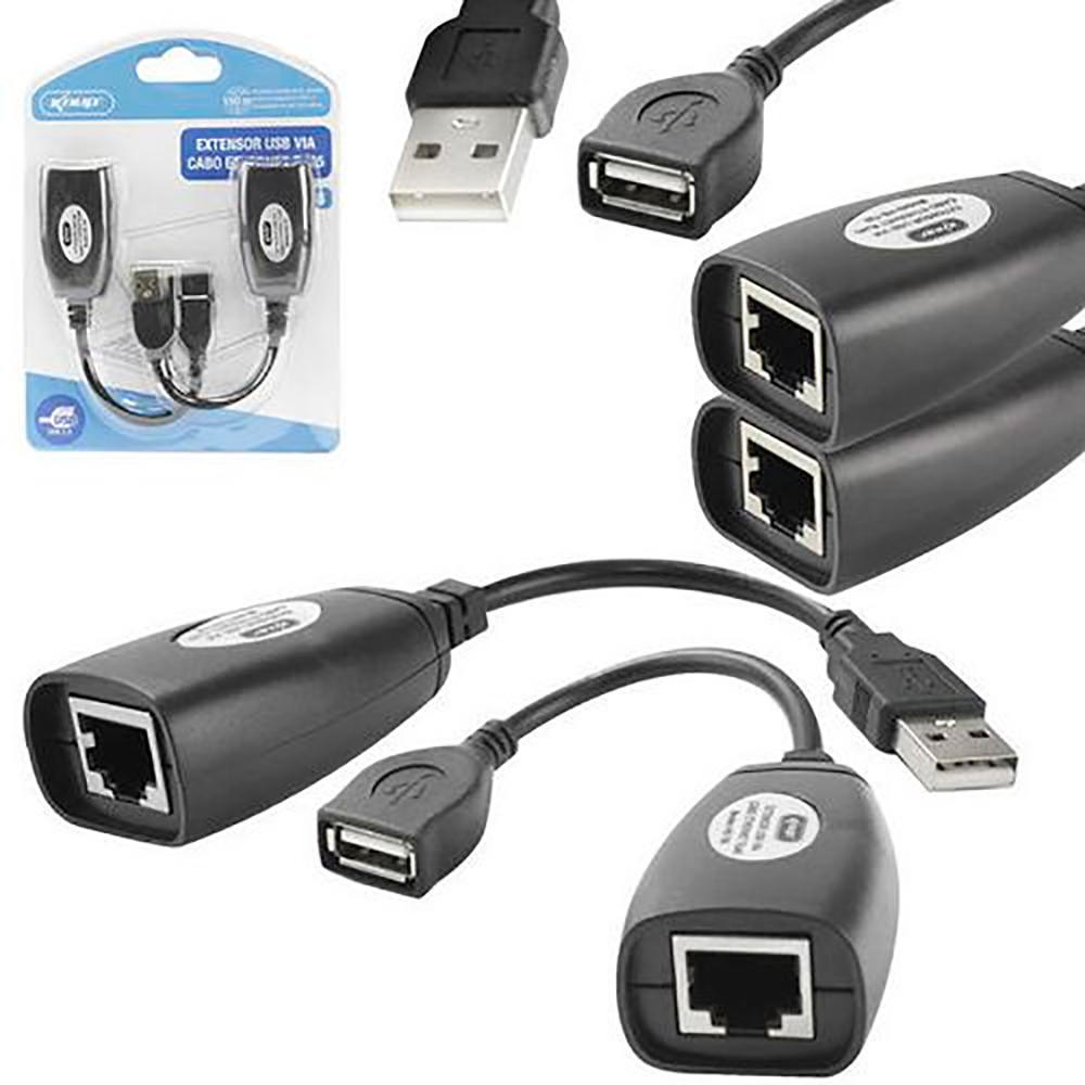 Extensor USB Via UTP Até 150,0 Metros