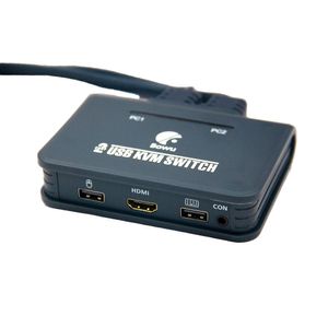 Switch KVM 2 Portas HDMI com Cabo