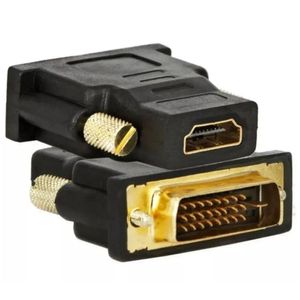 Adaptador DVI Macho 24+1  X HDMI Fêmea