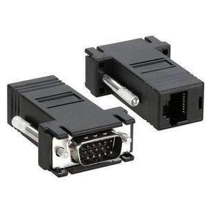 Adaptador VGA Macho x RJ45 Fêmea