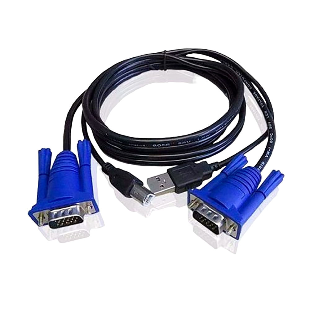 Cabo KVM VGA/USB 1,80 Metros