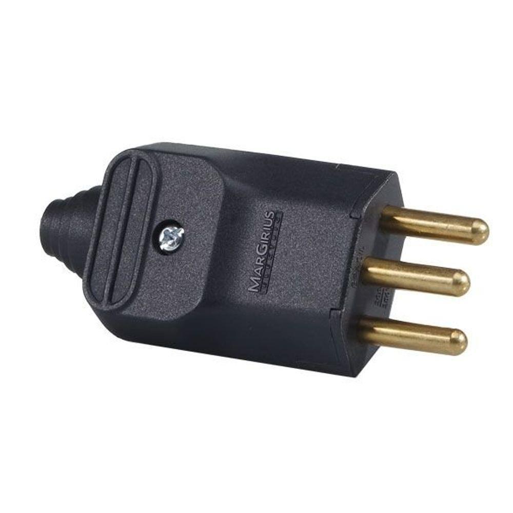Plugue de Tomada 2P+T 10A PLD11-3