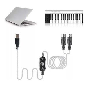 Cabo de Áudio Midi USB 2,0 Metros