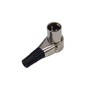 Conector Canon Linha Macho 90° Desmontável