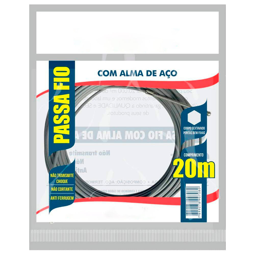 Fita Passa Fio com Alma de Aço 20,0 Metros