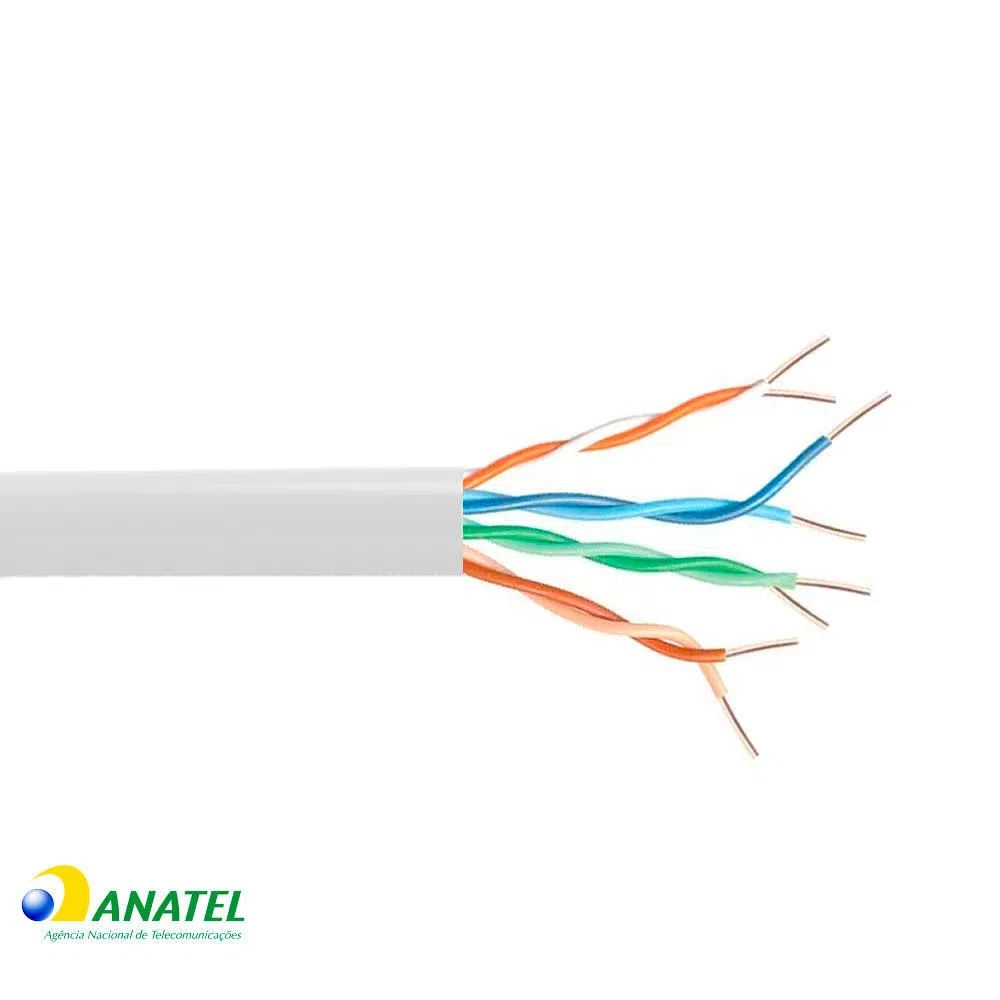 Cabo de Rede Cat5e U/UTP CMX Nexans Branco