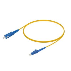 Cordão Óptico Simplex LC/SC UPC SM 2,0 Metros