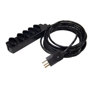 Extensão Elétrica 5 Tomadas 2P+T 3 x 1,00mm 10A 5,0 Metros