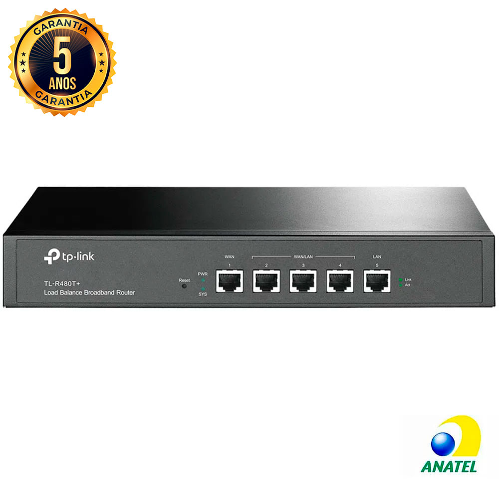 Roteador Ethernet Load Balance TL-480T+