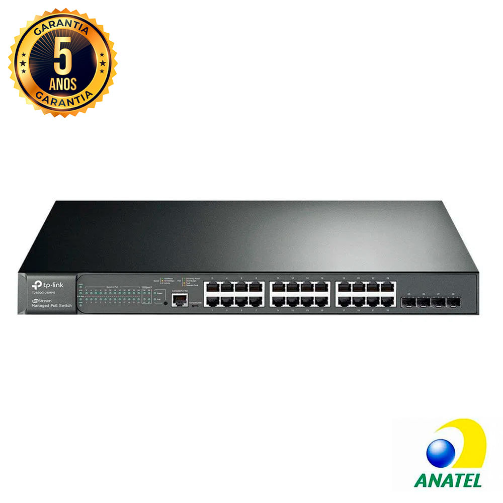 Switch 24 Portas Gigabit TL-SG3428MP
