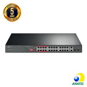 Switch 24 Portas Fast + 2 Portas Gigabit TLSL1226P