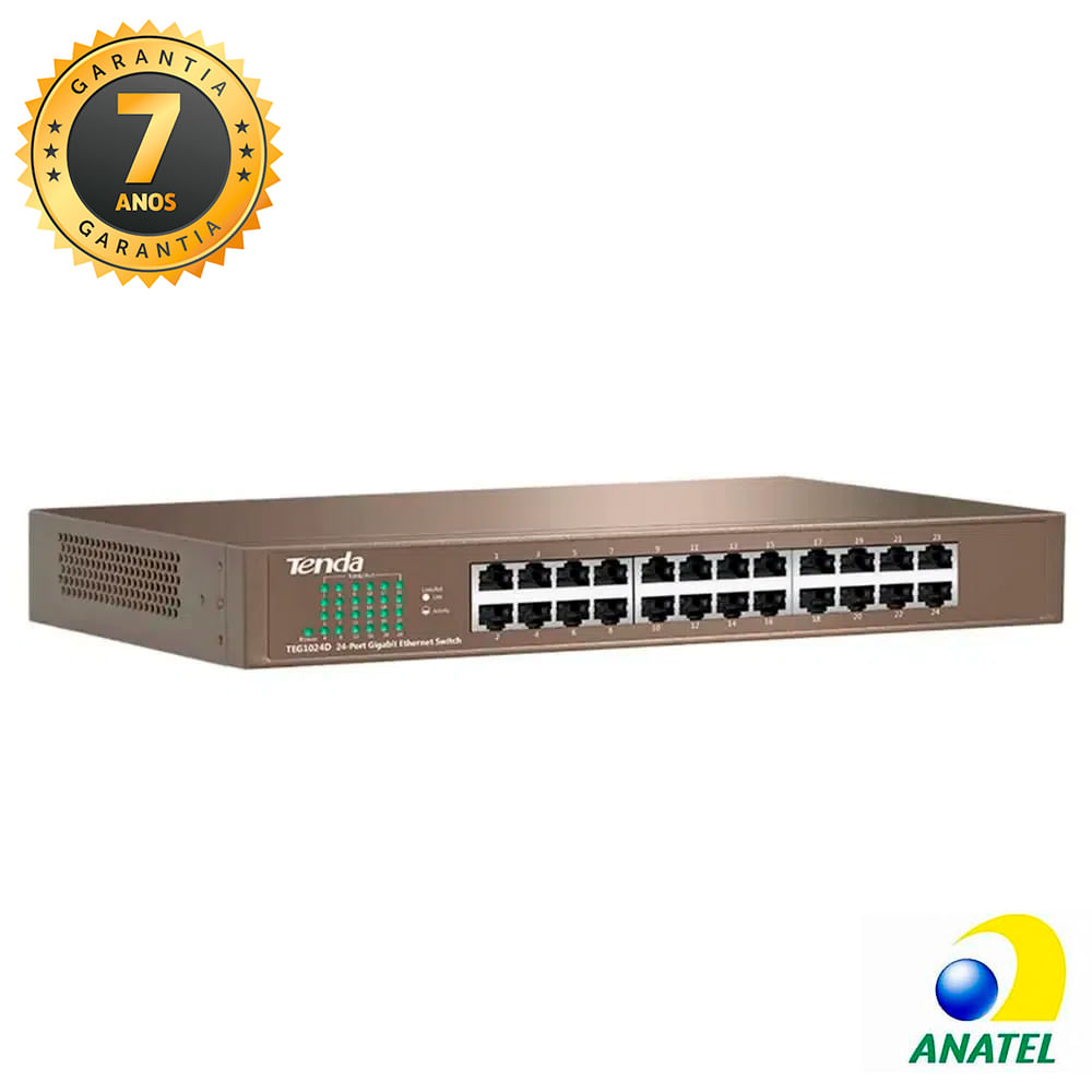 Switch 24 Portas Gigabit TEG1024D