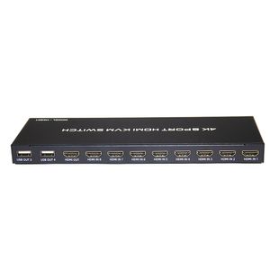 Chaveador Switch KVM HDMI 8 Portas 4K com Cabos e Controle