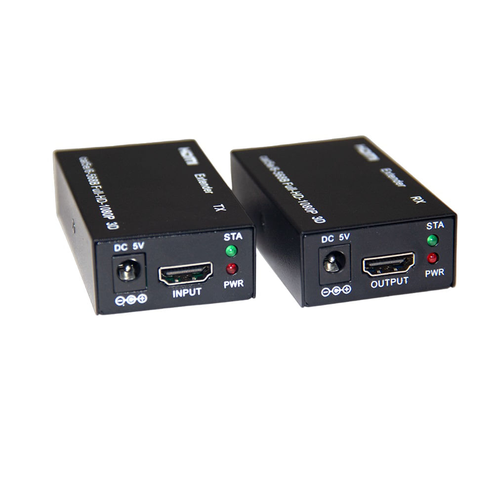 Extender HDMI 60 Metros com IR no TX/RX