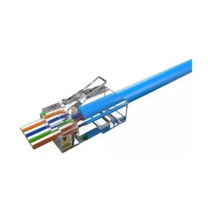 Alicate De Crimpar Conector RJ 45/12/11 EZ De Passagem + 100 Conectores Cat5e