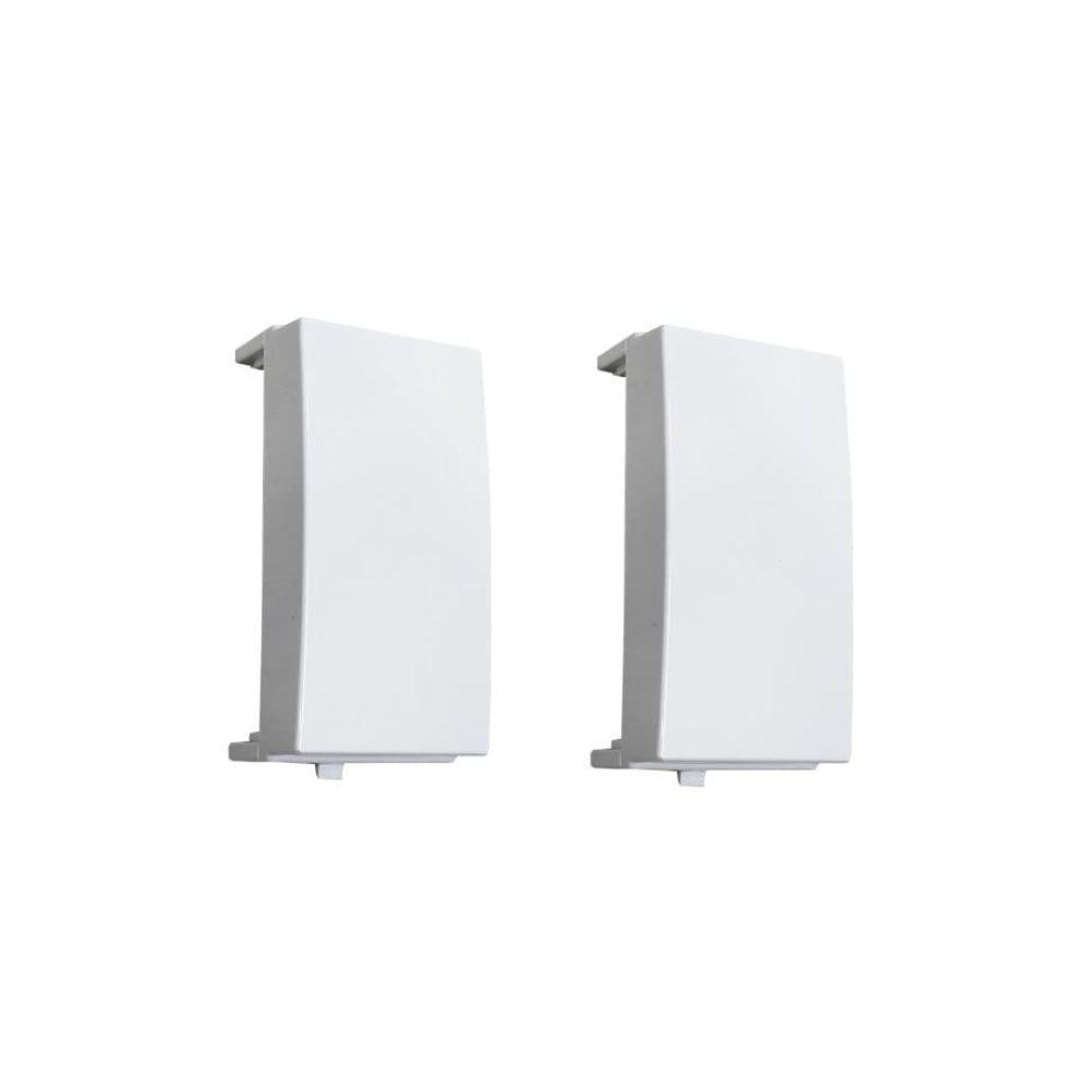 Módulo Cego com 2 Unidades Sleek Branco 16043