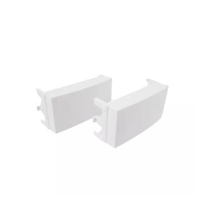 Módulo Cego com 2 Unidades Sleek Branco 16043