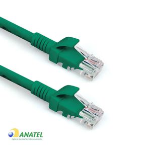 Patch Cord Cat6 U/UTP LSZH Verde 1,50 Metros