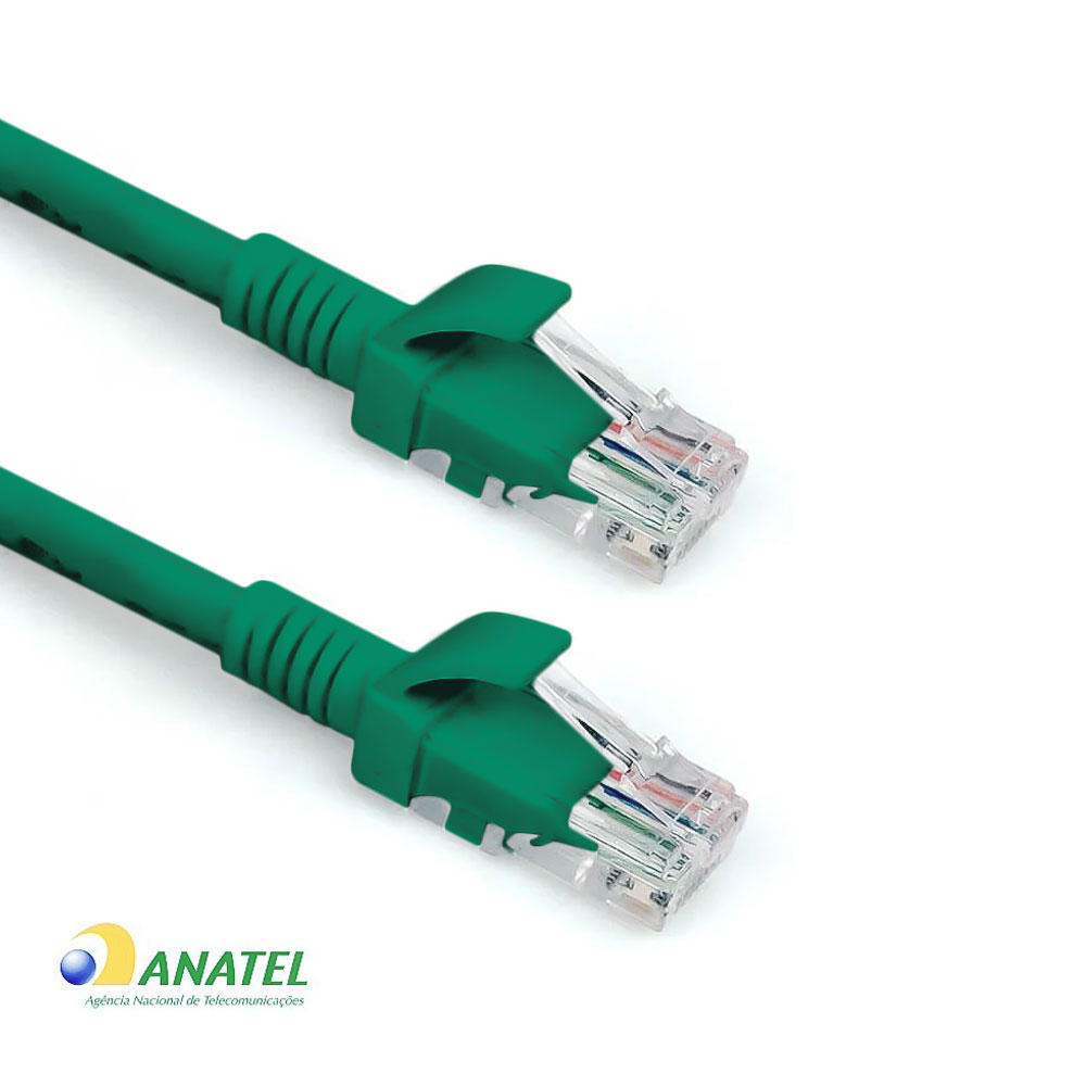 Patch Cord Cat6 U/UTP LSZH Verde 1,50 Metros