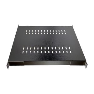 Bandeja Fixa 1U x 700mm 19" Preto