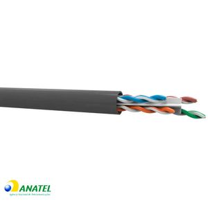 Cabo de Rede CAT6 U/UTP CMX SohoPlus Cinza 305 Metros