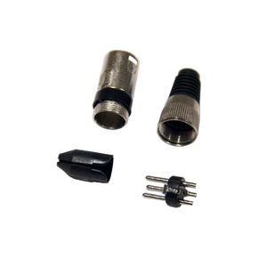 Conector Canon Macho Metal