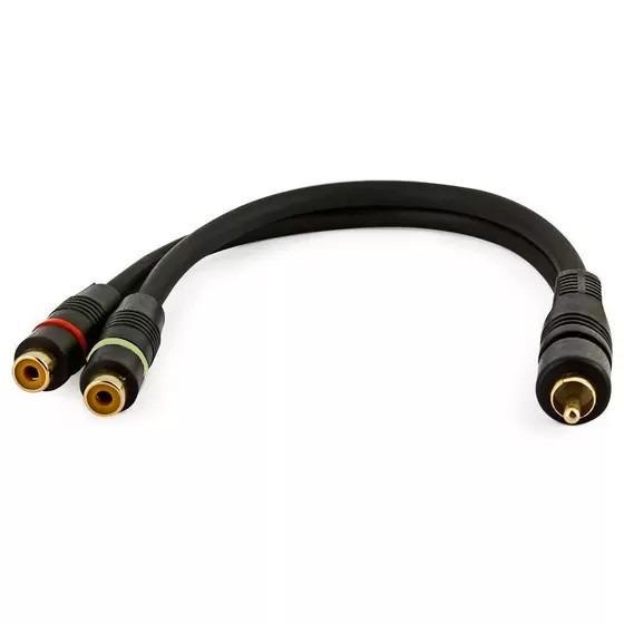 Cabo Y 1 RCA Macho x 2 RCA Fêmea 5 Unidades