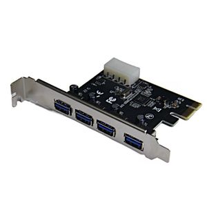 Placa PCI Express 4 Portas USB 3.0 Superspeed