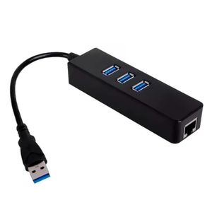 Hub USB 3.0 3 Portas + 1 Porta Gigabit