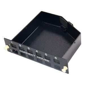 Mini Dio Metálico 6 à 12 FO  ST/SC/LC Preto