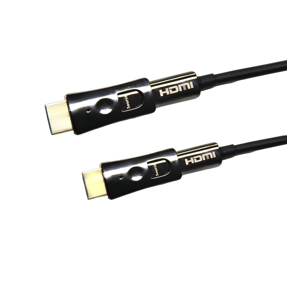 Cabo HDMI 2.0 4K 60HZ Fibra Óptica 10,0 Metros com Conector Destacável