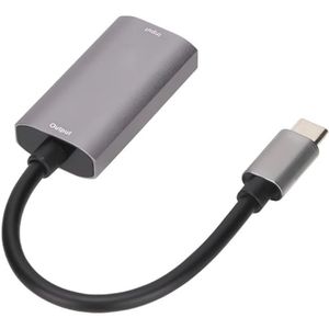 Adaptador de Vídeo Captura TIPO-C para HDMI Fêmea 4K