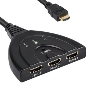 Switch HDMI 4k 3 Entradas x 1 Saída com Rabicho