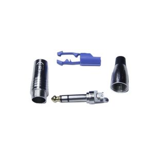 Conector Plug P10 Stereo Metal