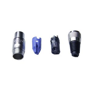 Conector Plug Canon XLR Fêmea Metal 3 Pinos