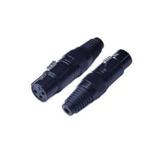 Conector Plug Canon XLR Fêmea Metal 3 Pinos