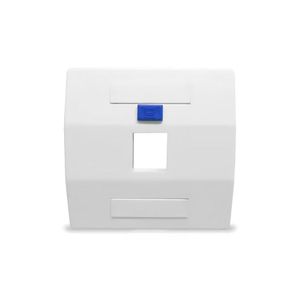 Espelho Plástico 3x3 para 1 Saída RJ45 Branco