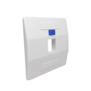 Espelho Plástico 3x3 para 1 Saída RJ45 Branco