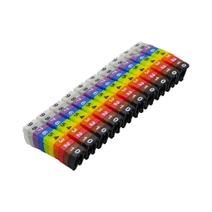 Anilha Marcadora para Cabos 6mm 0 - 9 com 100 peças