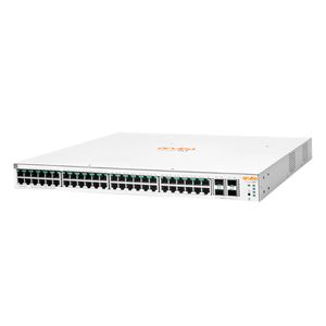 Switch 48 Portas Poe Gigabit com 4 SFP+10G 370W JL686A Aruba