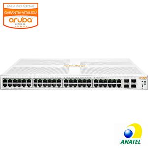 Switch 48 Portas Gigabit com 4 SFP 1830 JL814A Aruba