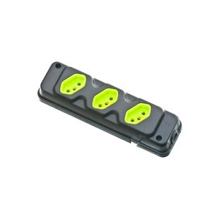 Tomada Elétrica Desmontável Tripolar 2P + T 3 Tomadas 20A/10A