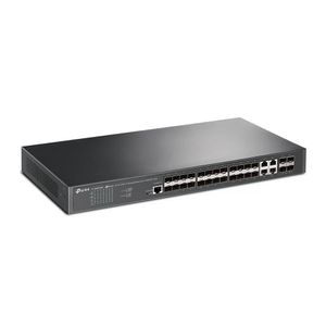 Switch 24 Portas SFP Gigabit L2+ com 4 Slots SFP+ de 10 Gbps TLSG3428XF Tp-link